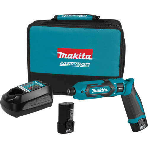 Impact Driver Kit, Voltage, 7.2 V, Drive Size, 1/4", Battery Type, Lithium-Ion, No Load RPM, 0-2450, Drive Type, Hex, Impacts/Min., 0-3000