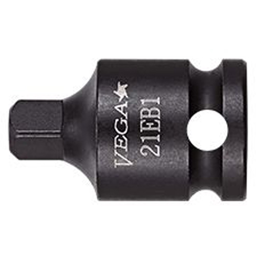 Socket Adapter, Drive Size (Female), 3/8", Socket Size (Male), 1/4", Overall Length, 1.25", Lock Type, Pin