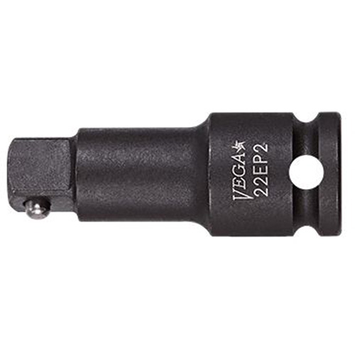 Pin Lock Impact Socket Extension, Drive Size, 3/8", Overall Length, 4", Type, Impact, Male Square Size, 3/8"