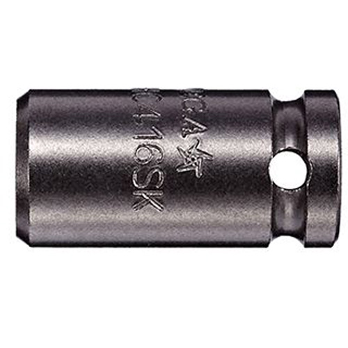 Square Drive Bit Holder, Drive Size, 1/4", Opening Size, 1/4", Retention Type, Magnetic/C-Ring, Overall Length, 2-5/8", Finish, Gunmetal Grey