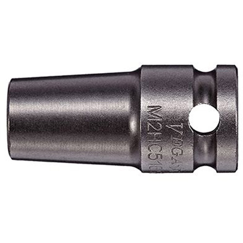 Square Drive Bit Holder, Drive Size, 3/8", Opening Size, 1/4", Retention Type, Magnetic/C-Ring, Overall Length, 2-21/32", Finish, Gunmetal Grey