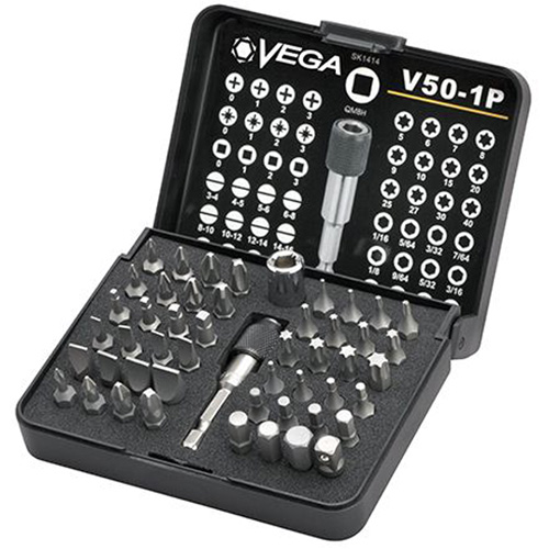 Driver Bit Set, Drive Size, 1/4" Hex, No. of Pieces, 50