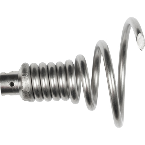 Funnel Auger for Drum Cable, For Use With, MX Fuel? Sewer Drum Machine MXF500 & MXF501, Material, Steel