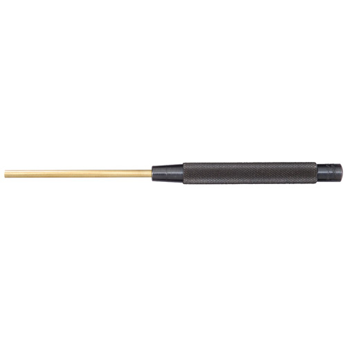 Brass Drive Pin Punch, Point Diameter, 3/16", Overall Length, 8", Body Length, 4-1/2", Drive Pin Section Length, 3-1/2"