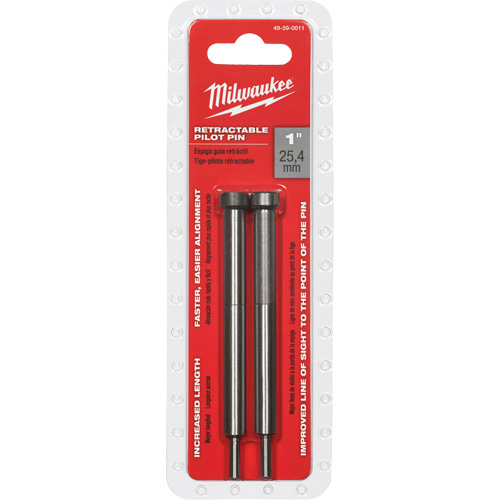 Retractable Pilot Pin, For Use With, Annular Cutters, Length, 1"