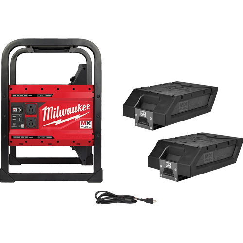 MX Fuel? Carry-On? Power Supply, Weight, 49.7 lbs., Overall Height, 20-4/5", Overall Width, 12", Overall Depth, 15", For Use With, One 15 Amp Tool, Sound Level, 60 dB(a)