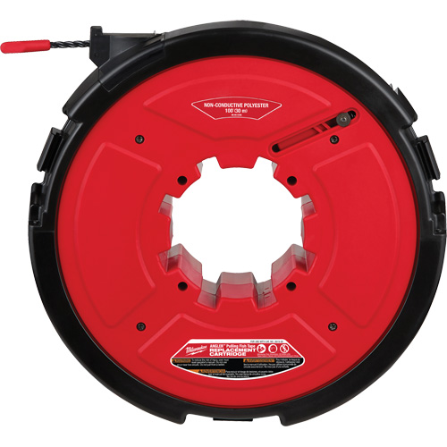 M18 Fuel? Angler? Non-Conductive Polyester Pulling Fish Tape Replacement, Length, 100', Material, Plastic, Cartridge Width, 3.7", Cartridge Length, 13.2"