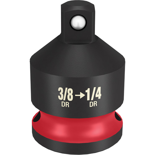 Shockwave? Impact Duty? Drive Adapter, Drive Size (Female), 3/8", Socket Size (Male), 1/4", Overall Length, 1.08", Type, Impact