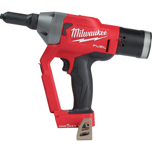 M18 Fuel? 1/4" Blind Rivet Tool with One-Key? (Tool Only), Voltage, 18 V, Battery Type, Lithium-Ion, Rivet Size, 3/16"/7/32"/1/4"/9/32", Stroke Length, 1.18", Stroke Length, 1.18"