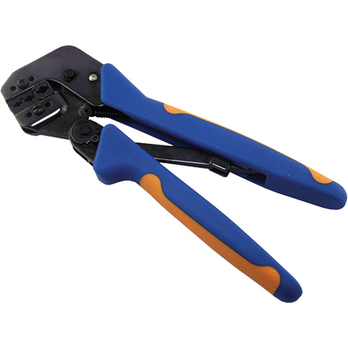 Pro-Crimper III Hand Crimping Tool Assembly, Crimping Capacity, 22-10 AWG, Connector Style, AMP?, Connector Type, PIDG?, PLASTI-GRIP?, & PIDG? FASTON? Insulated Terminals