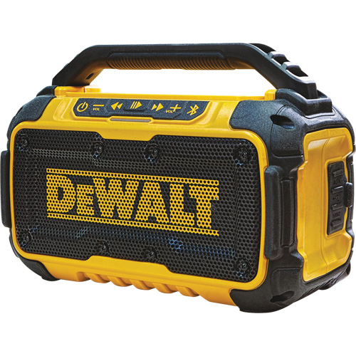 Max Jobsite Bluetooth? Speaker (Tool Only), Voltage, 12 V/20 V, Battery Type, Lithium-Ion, Width, 10", Height, 6"