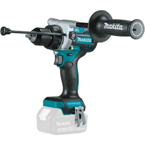 Cordless Hammer Drill/Driver with Brushless Motor (Tool Only), Voltage, 18 V, Chuck Size, 1/2", Battery Type, Lithium-Ion, Vibration Level, 8 m/sý, Nose Level, 84 dB(A)