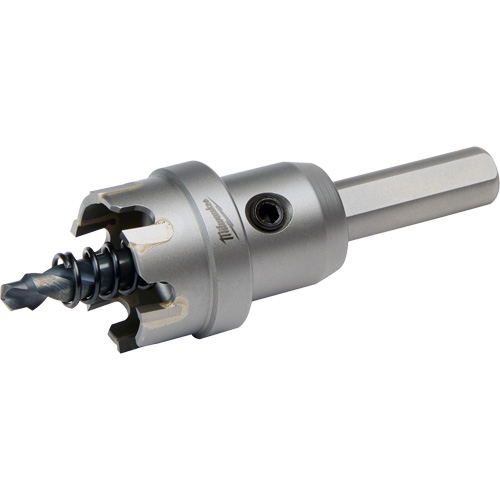 One-Piece Carbide Hole Cutters, Bit Size, 1", Depth of Cut, 3/16"