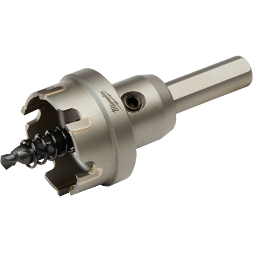 One-Piece Carbide Hole Cutters, Bit Size, 1-3/4", Depth of Cut, 3/16"