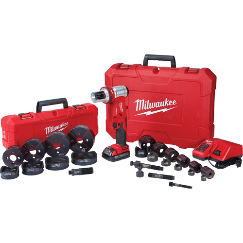 M18? Force Logic? Knockout Tool Kit, Length, 11.7", Manufacturer's Warranty, 5 Year Limited (Tool), 2 Years (Battery)