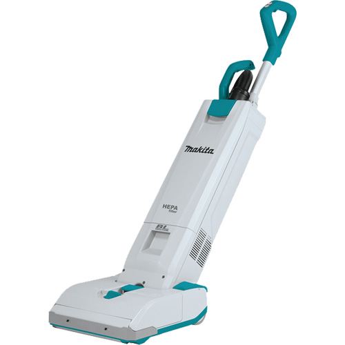 LXT Cordless Upright Vacuum Cleaner, Cleaning Path Width, 12", Amperage, 5, Air Flow, 67 CFM, Capacity, 5.28 Quarts, Run Tim (Continuous Use), 25 mins