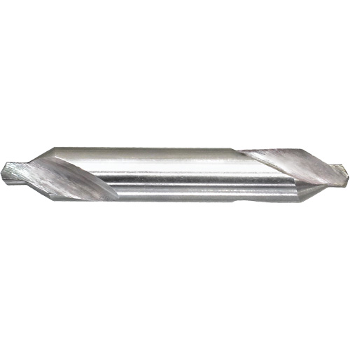 Drillco? Combined Centre Drill & Countersink, Material, High Speed Steel, Number Size, #11, Small Diameter, 3/64", Decimal Size, 0.0469", Overall Length, 1-1/4", Finish, Bright