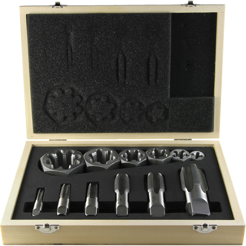 Drillco? Pipe Tap Set, No. of Pieces, 12