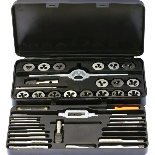 Drillco? Metric Tap & Die Set, No. of Pieces, 36