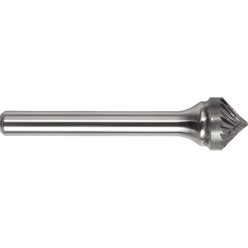 Drillco? Double Cut 90ø Cone Burr, Trade No., SK-7, Finish, Bright