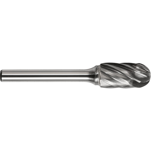Drillco? Aluminum Cut Oval Shaped Burr, Trade No., SC-1NF, Finish, Bright