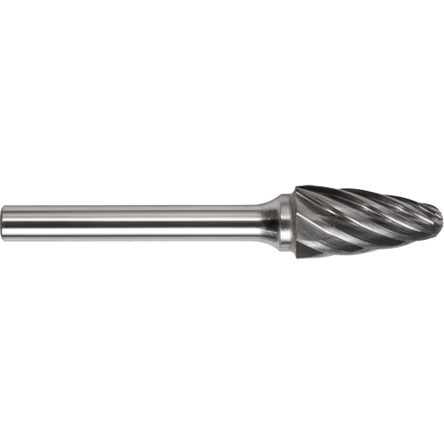 Drillco? Aluminum Cut Cylindrical Burr, Trade No., SF-5NF, Finish, Bright