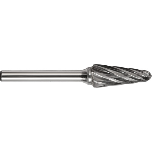 Drillco? Aluminum Cut Cylindrical Burr, Trade No., SL-1NF, Finish, Bright