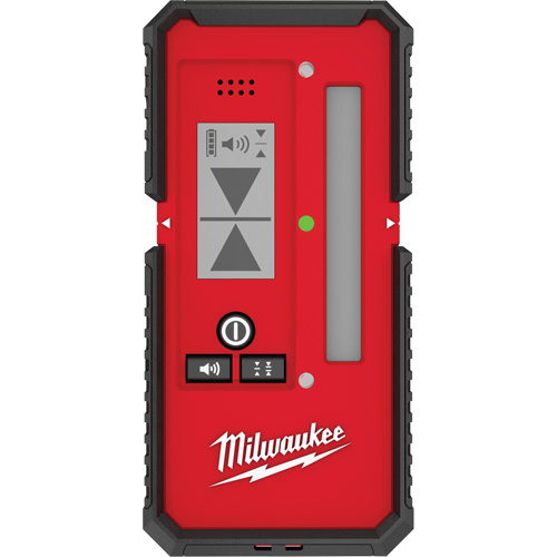 165' Laser Line Detector, For Use With, Milwaukee? Line & Plane Lasers, Impact Resistance Rating, 1 m
