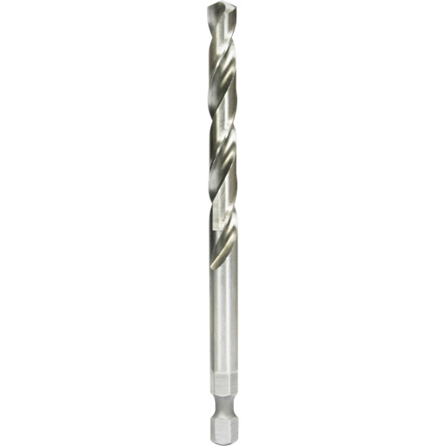 Hole Saw Pilot Bit, Shank Size, 1/4", Cutting Depth, 60 mm (2-3/8"), Length, 4"