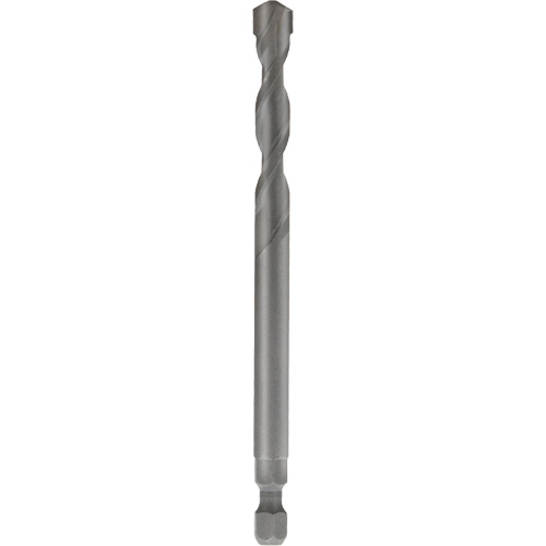 Carbide Tipped Pilot Bit, Shank Size, 1/4", Diameter, 9/32", Length, 4"