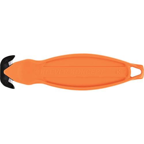 Klever Koncept Knife, Material, Plastic/Steel, Overall Length, 5-3/4", Colour, Orange, Blade Material, Carbon Steel