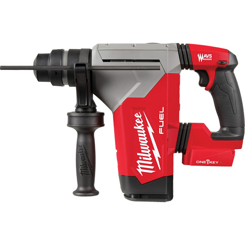 M18 Fuel? SDS Plus Rotary Hammer with One-Key?, Voltage, 18 V, Chuck Size, 1-1/8" - 3", No Load RPM, 800, Solid Bit Capacity, 1-1/8", Thin Wall Core Bit Capacity, 3"