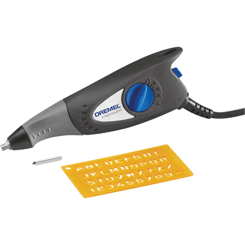 Engraver Kit, Strokes per Minute (SPM), 7200, Amps, 0.02 A, Voltage, 115 V, Length, 6-1/2", Height, 8-1/2"