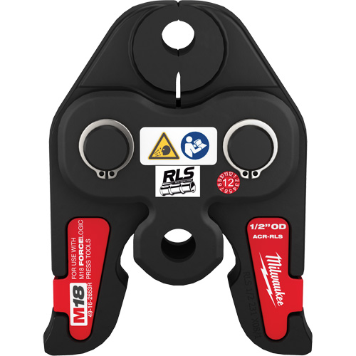 1/2" RLS? ACR Press Jaw, For Use With, Milwaukee? M18? Force Logic Press Tool, Manufacturer's Warranty, 2 Years