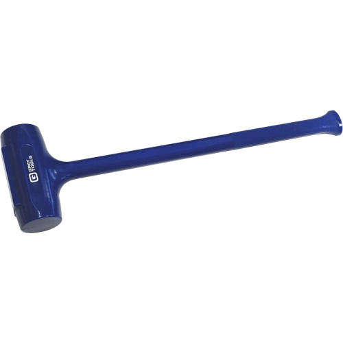 One-Piece Dead Blow Hammer, Head Weight, 10.5 lbs., Handle Grip Type, Smooth, Overall Length, 30", Colour, Blue