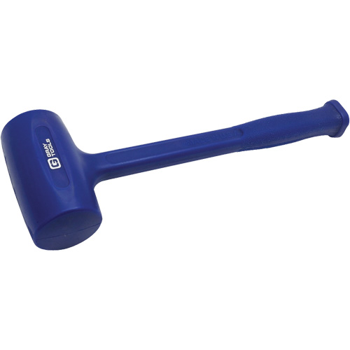 One-Piece Dead Blow Hammer, Head Weight, 2.8 lbs., Handle Grip Type, Smooth, Overall Length, 14-2/5", Colour, Blue