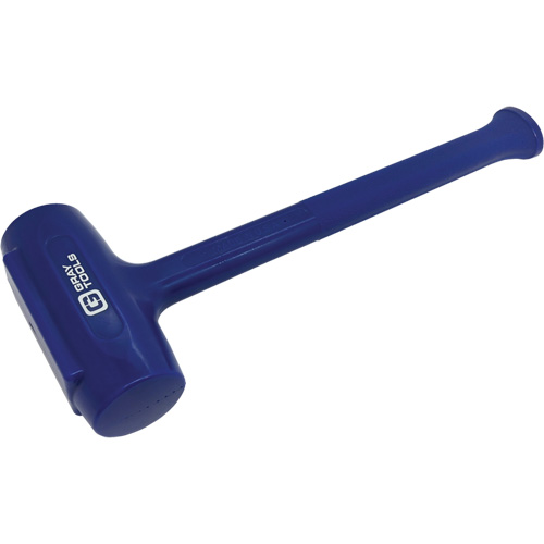 One-Piece Dead Blow Hammer, Head Weight, 5.5 lbs., Handle Grip Type, Smooth, Overall Length, 20", Colour, Blue