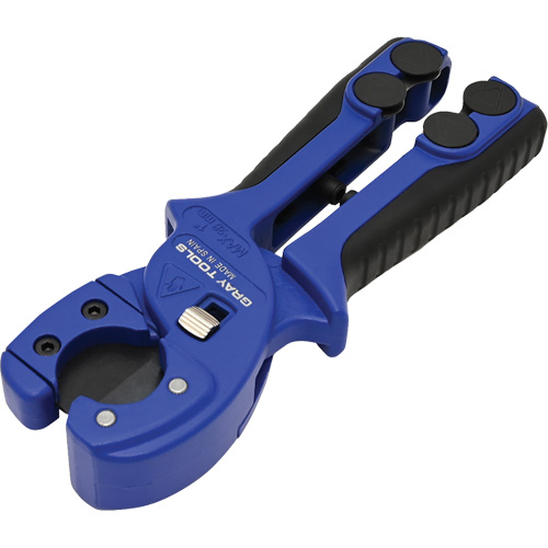 PVC and PEX Tube Cutter, Capacity, 1", Overall Length, 7-1/2", Blade Dimensions, 1.25" W x 1.5" L x 0.07" H