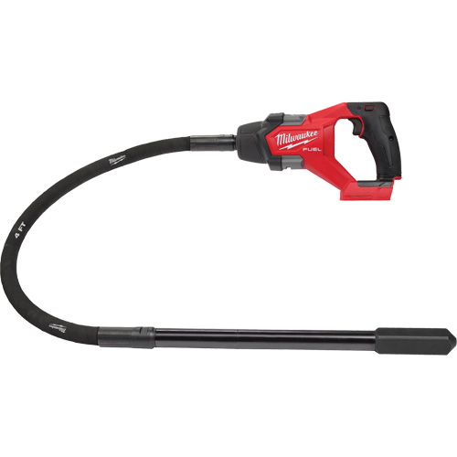 M18 Fuel? 4' Concrete Pencil Vibrator (Tool Only), Voltage, 18 V, Vibrations per Min., 12500, Battery Type, Lithium-Ion, Head Diameter, 1", Shaft Length, 4'