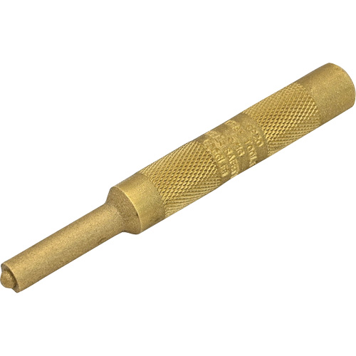 Brass Pilot Punches, Point Diameter, 5/16", Overall Length, 4"