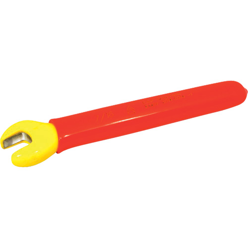 Insulated Open-Ended SAE Wrench, Size, 7/16", Voltage Rating, 1000 V, Overall Length, 5"