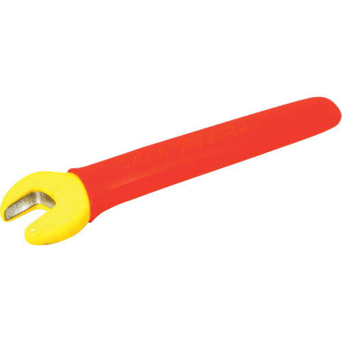 Insulated Open-Ended SAE Wrench, Size, 5/8", Voltage Rating, 1000 V, Overall Length, 6-1/4"