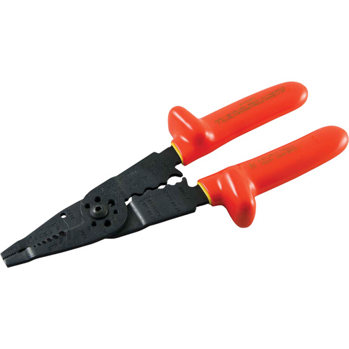 Electronic 5-in-1 Tool Pliers, Overall Length, 8-1/4"