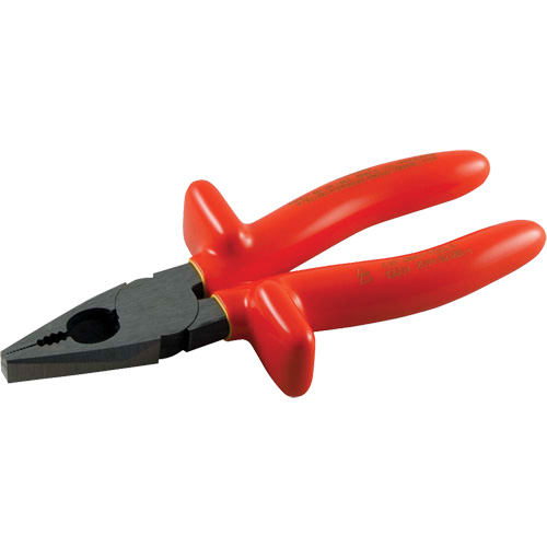 Insulated Linesman's Pliers, Voltage Rating, 1000 V, Overall Length, 7"