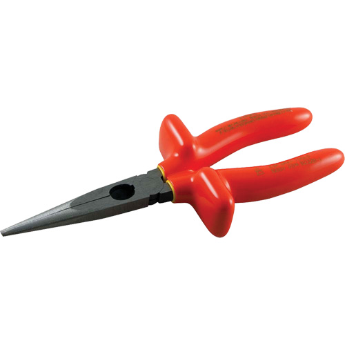 Needle Nose Straight Cutter Pliers, Voltage Rating, 1000 V, Overall Length, 7"