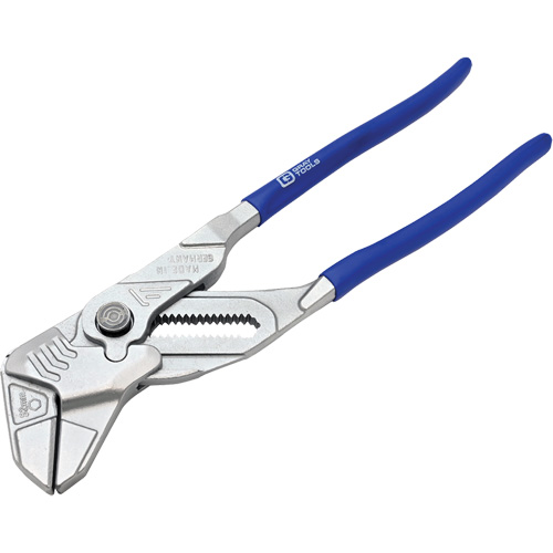 Smooth Jaw Adjustable Pliers, Overall Length, 10"
