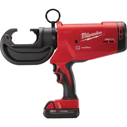 M18? Force Logic? 12 Ton Utility Crimper Kit, Voltage, 18 V, Battery Type, Lithium-Ion, Handle Type, Pistol Grip, Head Rotation, 350ø