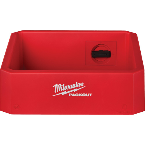 Packout? Compact Shelf, Dimensions, L 9.75" x W 9.5" x H 3.6", Capacity, 4 Small Bins & 2 Large Bins