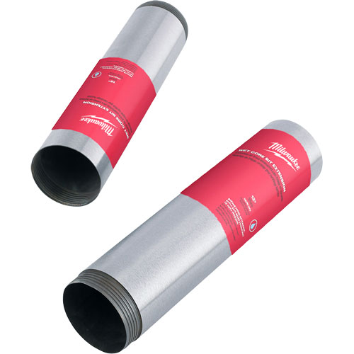 3" Diamond Wet Core Bit Extension, Length, 12"