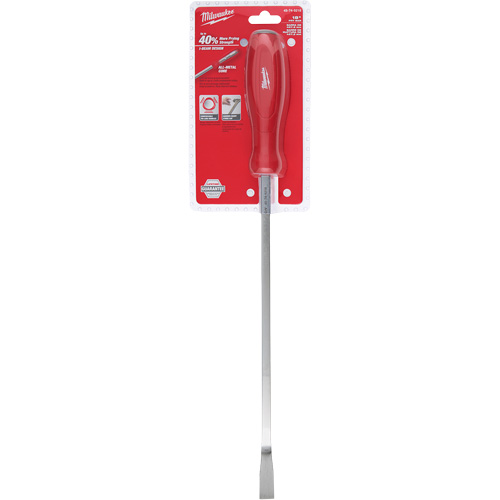 Pry Bar, Width, 1-1/4", Overall Length, 18"